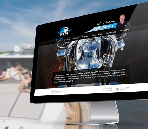 Rod Twitchin Marine Gold Coast Website Design